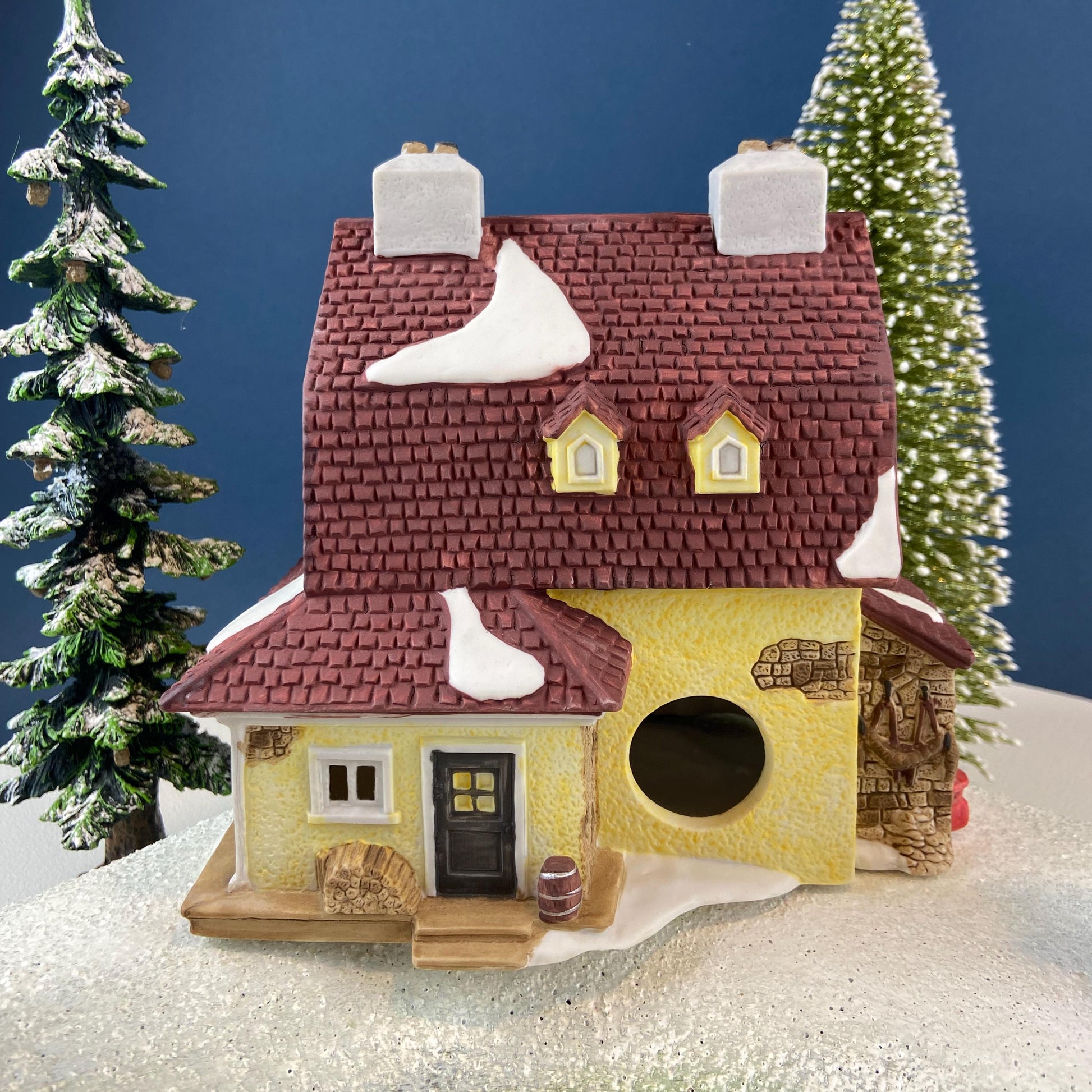 Christmas Village Van Tassel Manor by Department 56. Enchanted New England Village Series. Illuminated Holiday House or Retail Decor. - Tampa Home & Garden Store