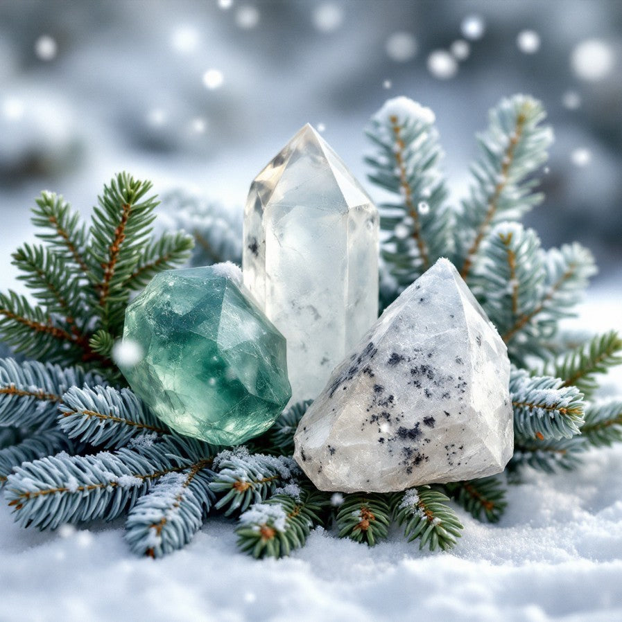 Limited Edition: Christmas Morning Crystal Candle  | Coconut-Soy Wax Candle, 9oz