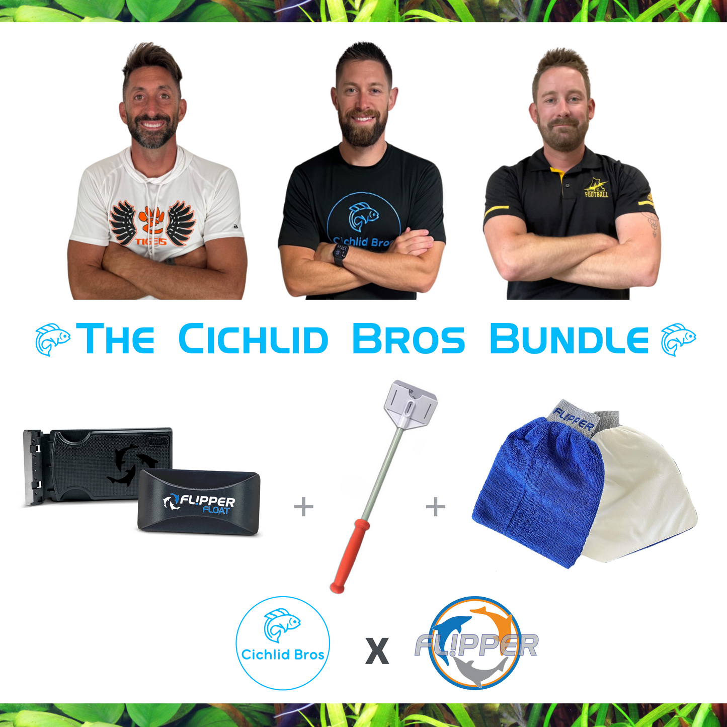 Cichlid Bros Flipper Magnet Scrubber Kit