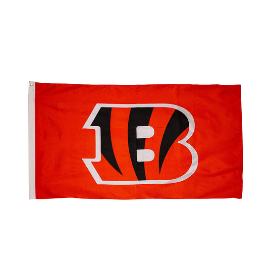 Cincinnati Bengals Single Sided Flag with 2 Grommets, 3'x5' - Tampa Home & Garden Store