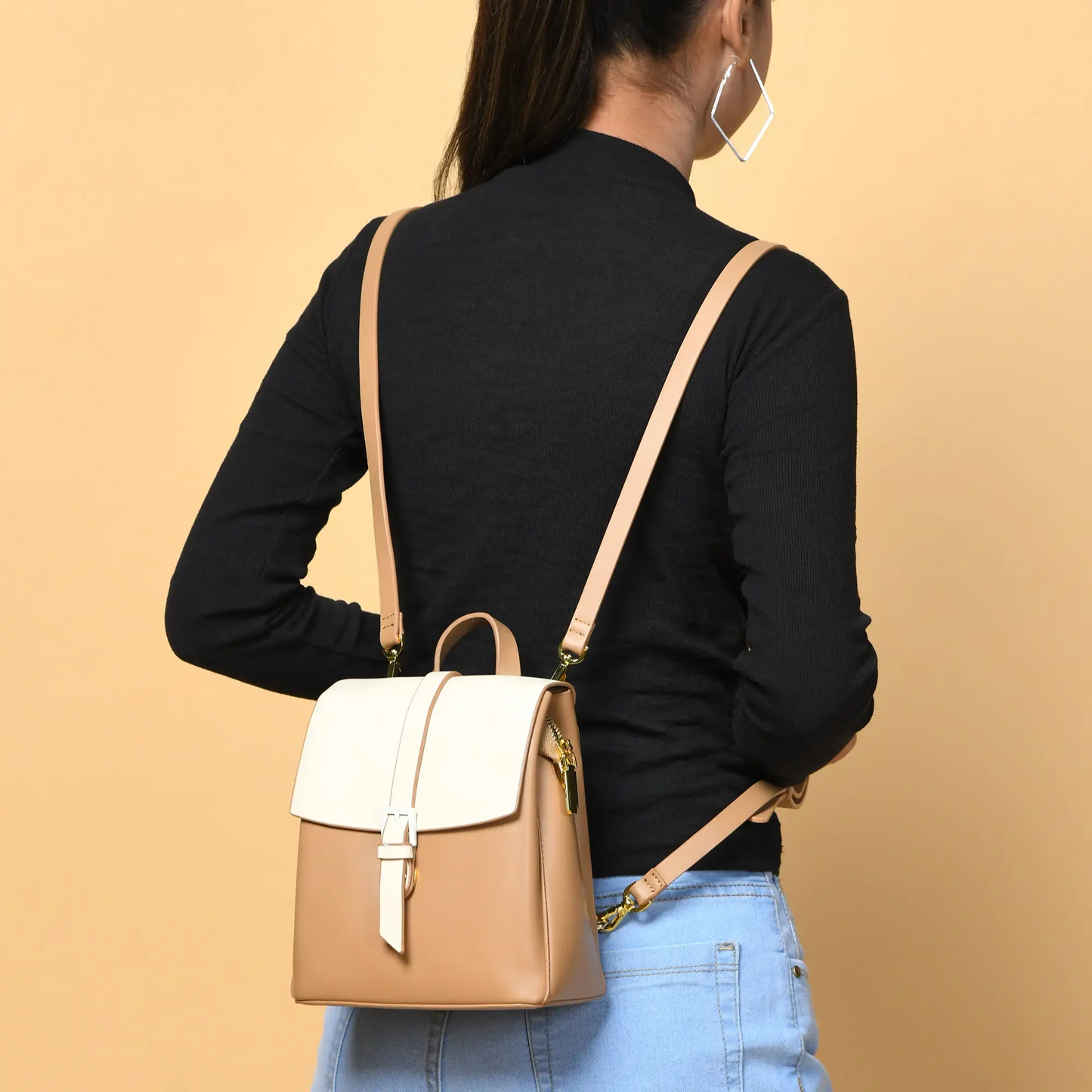 Claire Women's Backpack - Beige - Tampa Home & Garden Store