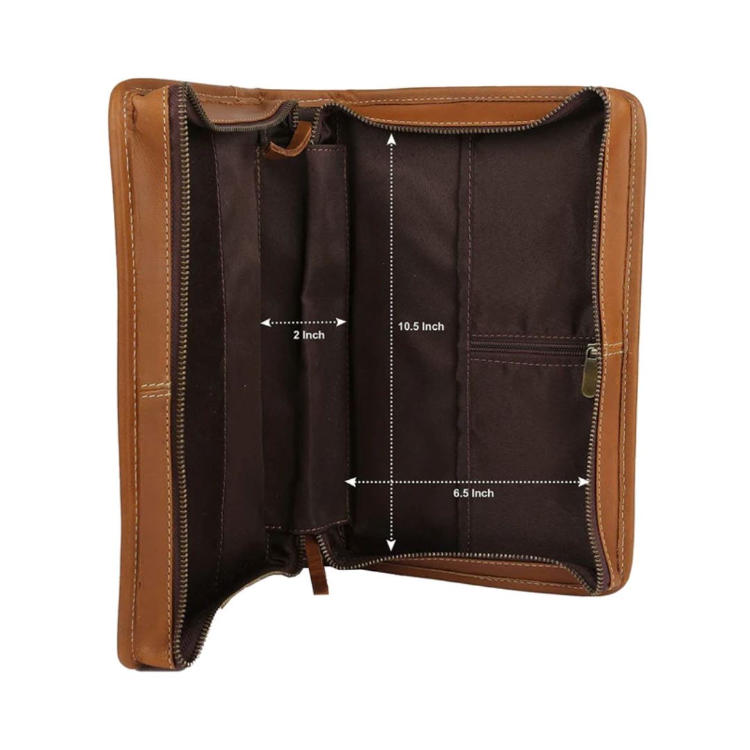 Classic Bible Leather Cover - Tan - Tampa Home & Garden Store
