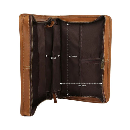 Classic Bible Leather Cover - Tan - Tampa Home & Garden Store