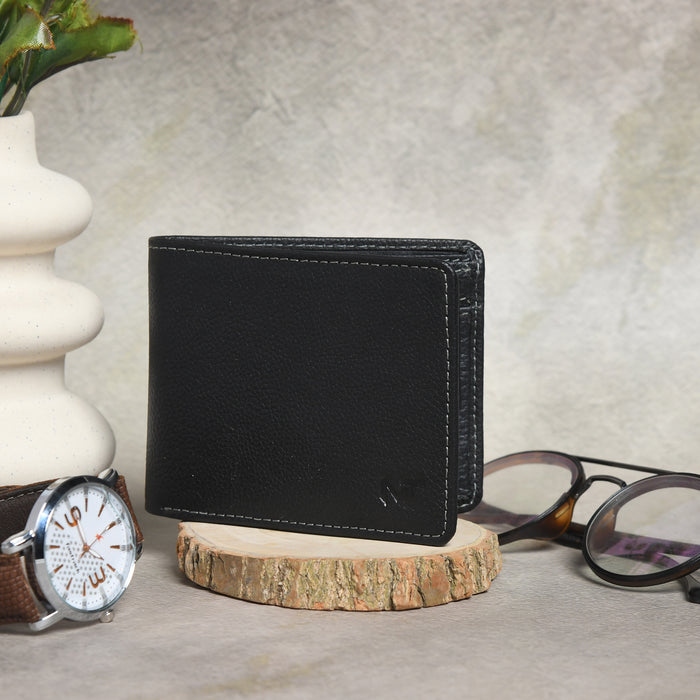 Classic Black Leather Wallet - Tampa Home & Garden Store