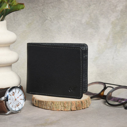 Classic Black Leather Wallet - Tampa Home & Garden Store