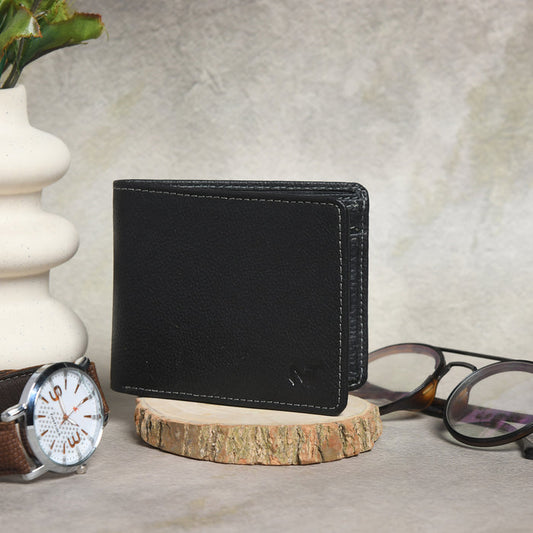 Classic Black Leather Wallet - Tampa Home & Garden Store