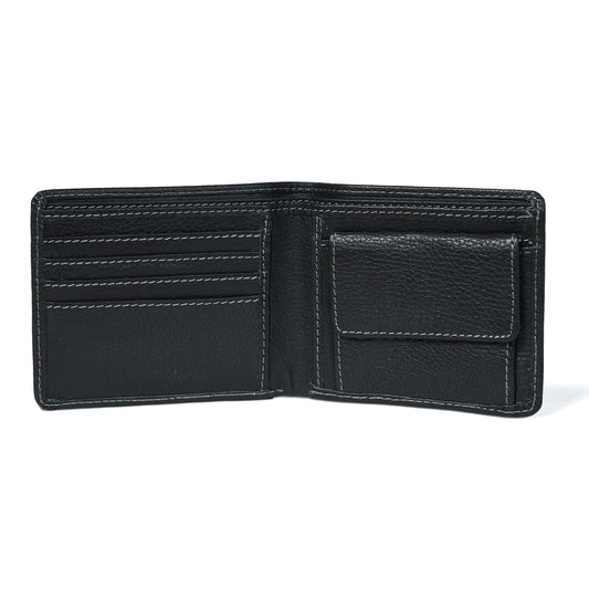 Classic Black Leather Wallet - Tampa Home & Garden Store