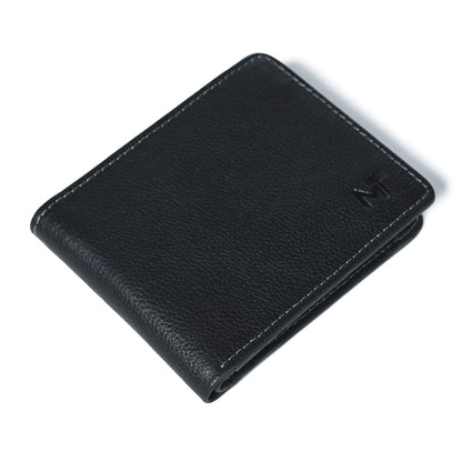 Classic Black Leather Wallet - Tampa Home & Garden Store