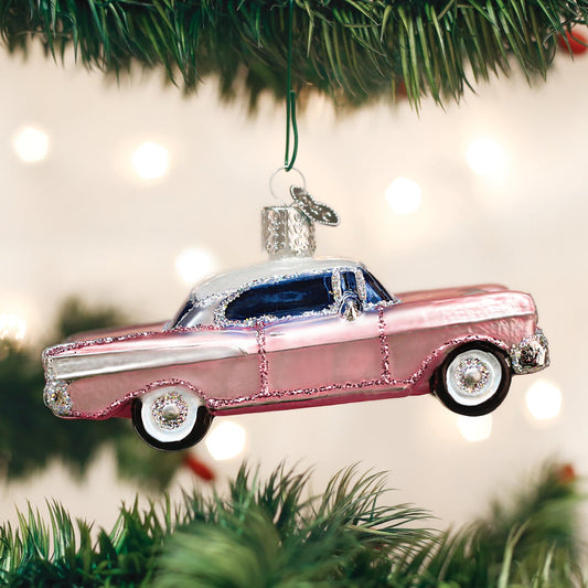 Classic Car Glass Ornament - Tampa Home & Garden Store