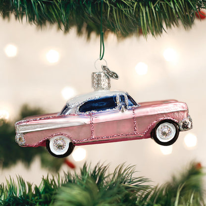 Classic Car Glass Ornament - Tampa Home & Garden Store
