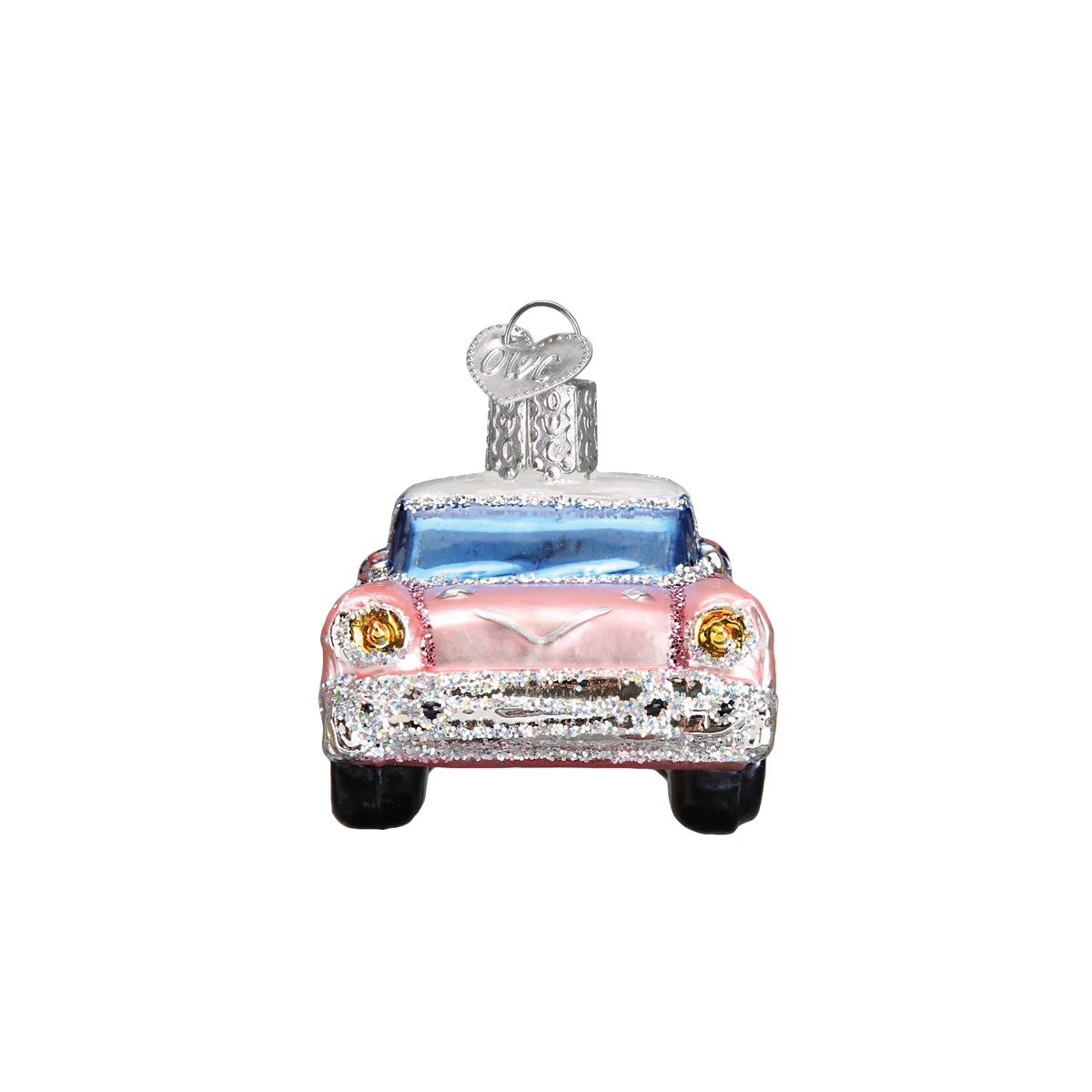 Classic Car Glass Ornament - Tampa Home & Garden Store