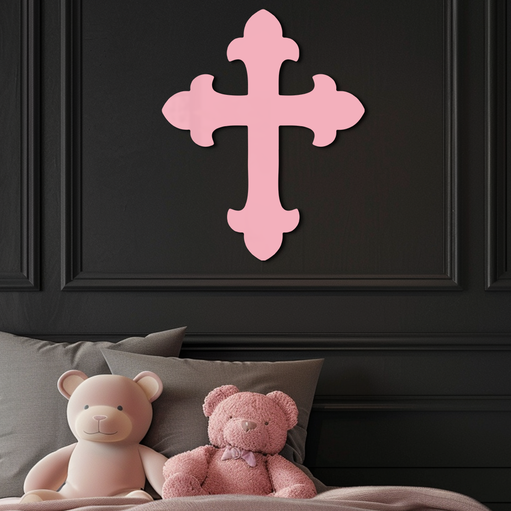 Classic Cross Silhouette Metal Wall Art – Timeless Religious Decor - KAFGP035 - Tampa Home & Garden Store