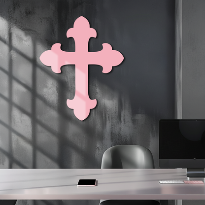 Classic Cross Silhouette Metal Wall Art – Timeless Religious Decor - KAFGP035 - Tampa Home & Garden Store