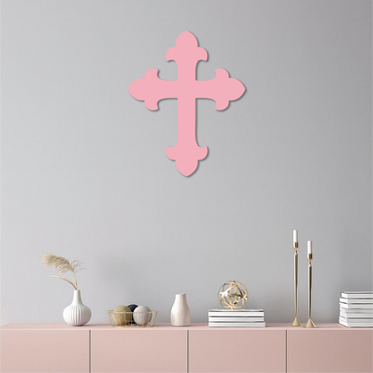 Classic Cross Silhouette Metal Wall Art – Timeless Religious Decor - KAFGP035 - Tampa Home & Garden Store