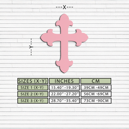 Classic Cross Silhouette Metal Wall Art – Timeless Religious Decor - KAFGP035 - Tampa Home & Garden Store