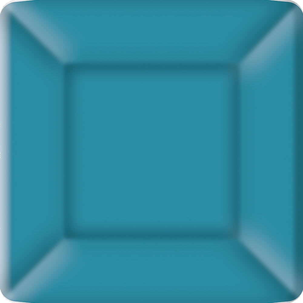 Classic Linen On Ice Blue - Square Paper Salad / Dessert Plate - Tampa Home & Garden Store