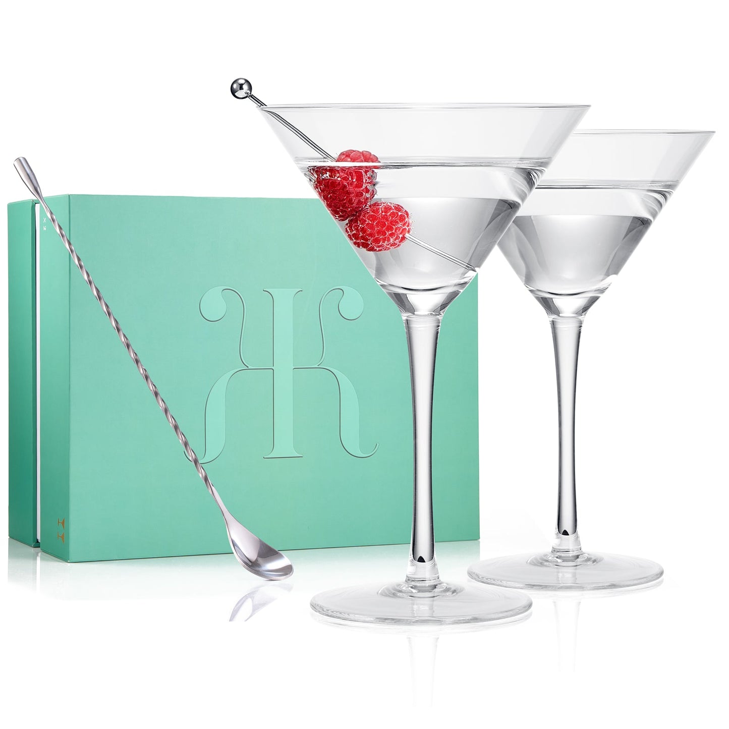 Premium Spritz Martini Cocktail Glassware Pair