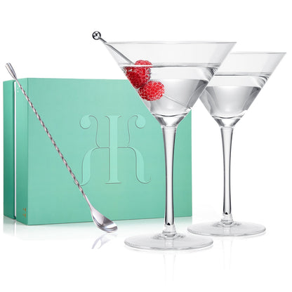 Premium Spritz Martini Cocktail Glassware Pair