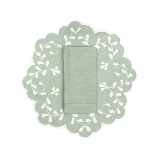 Classic Celadon Linen Napkin & Placemat Set - Tampa Home & Garden Store