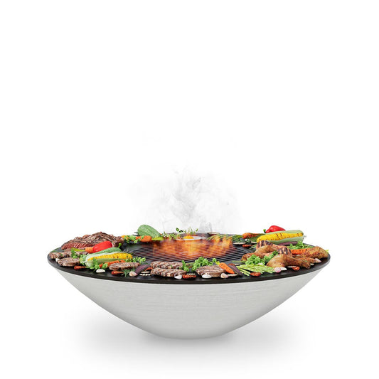 40" Platinum Edition Fire Pit with Grill & Griddle Cook Top | Arteflame