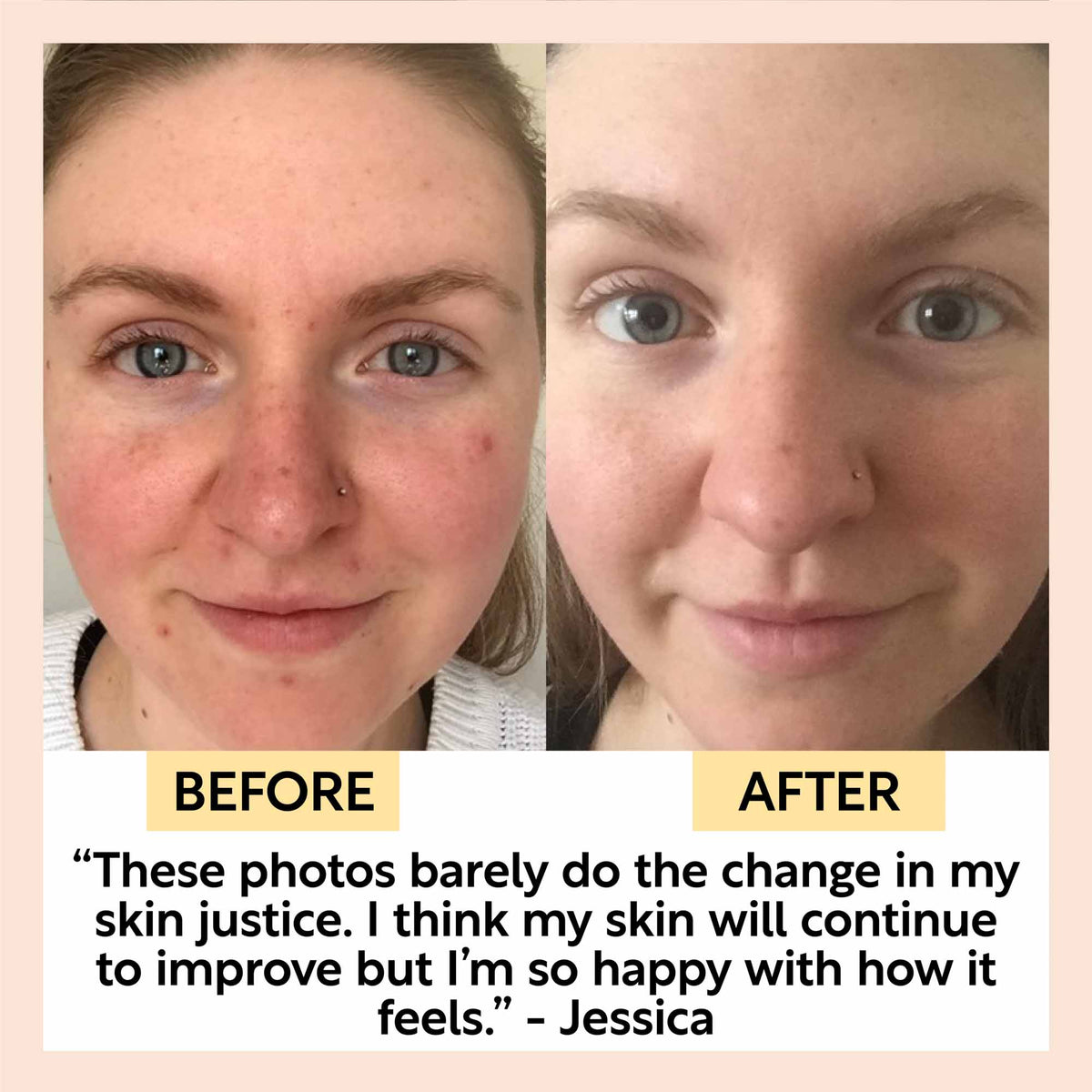 UpCircle Cleansing Face Milk with Oat Powder + Aloe Vera, facial cleanser pre/post results on Tampa Home & Garden Store