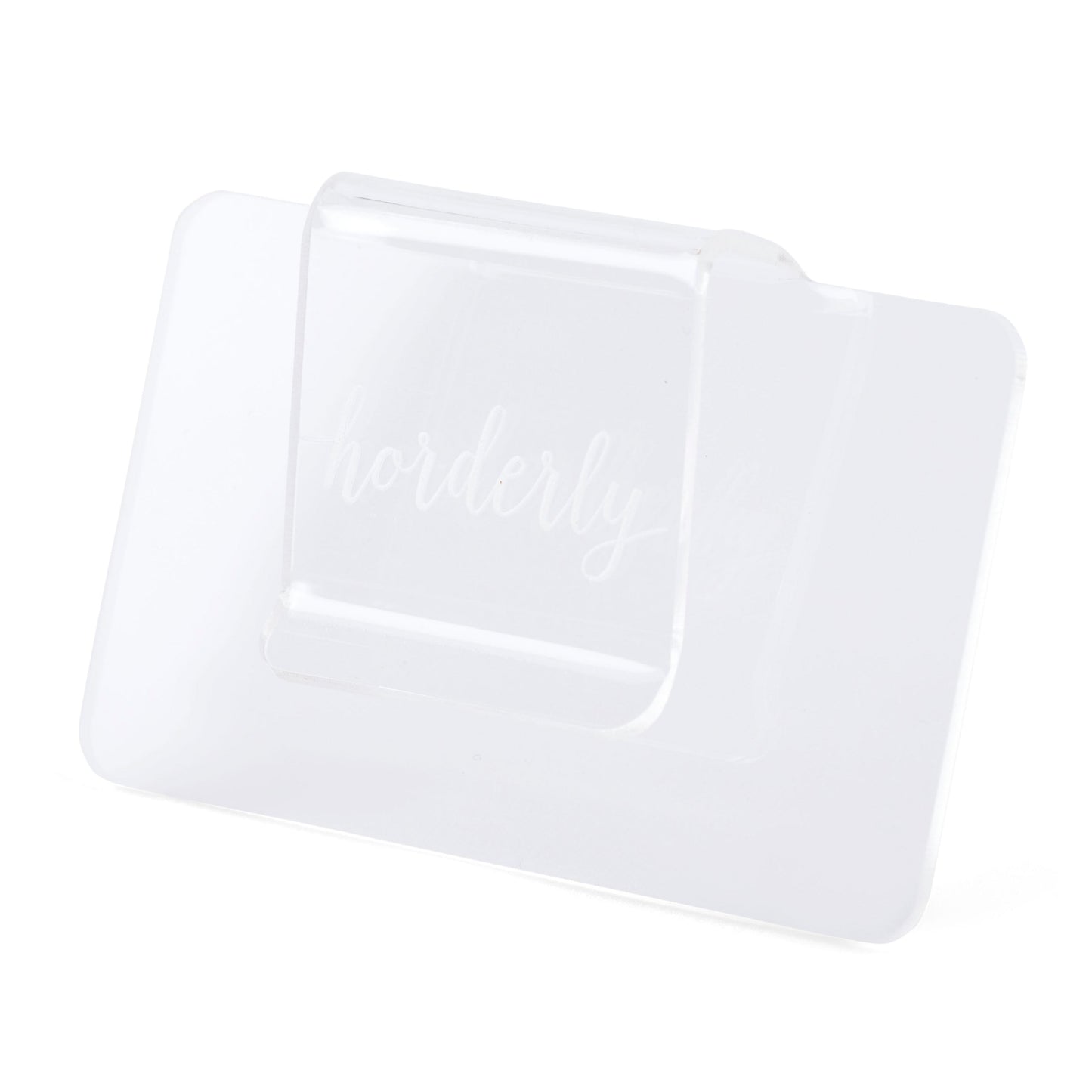 Clear Acrylic Bin Clip Label - Tampa Home & Garden Store