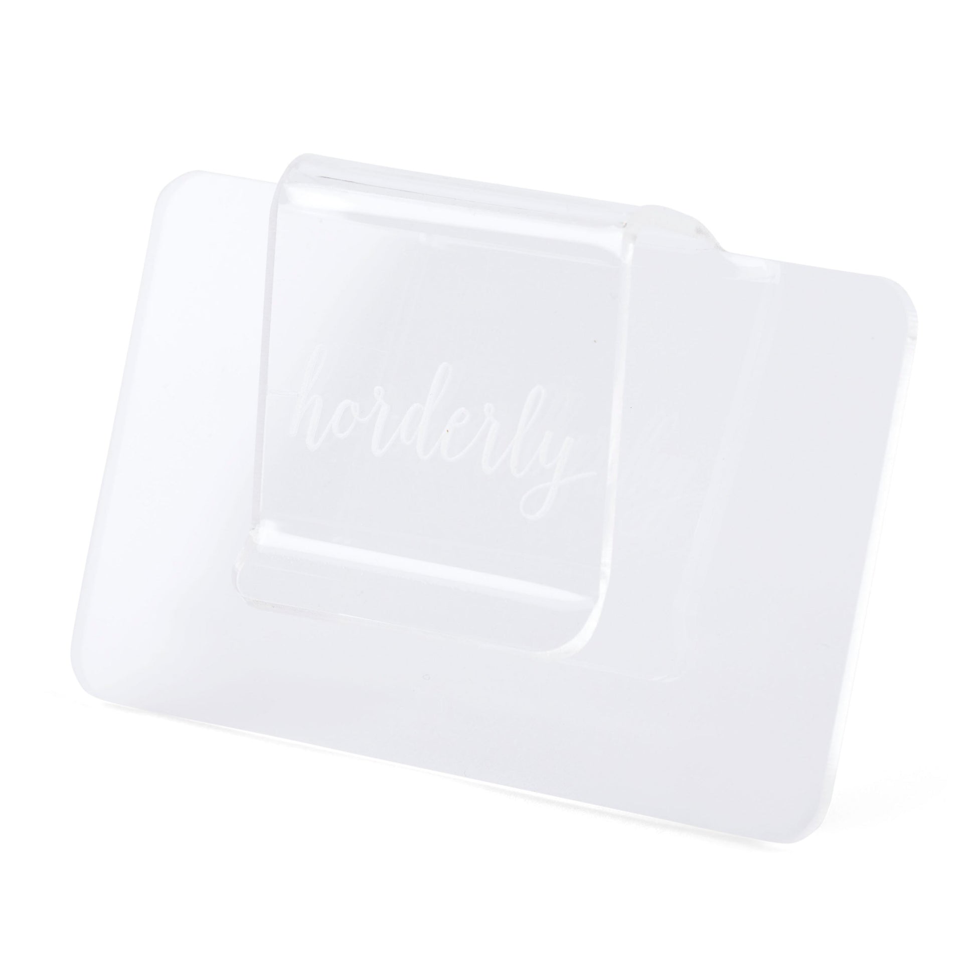 Clear Acrylic Bin Clip Label - Tampa Home & Garden Store