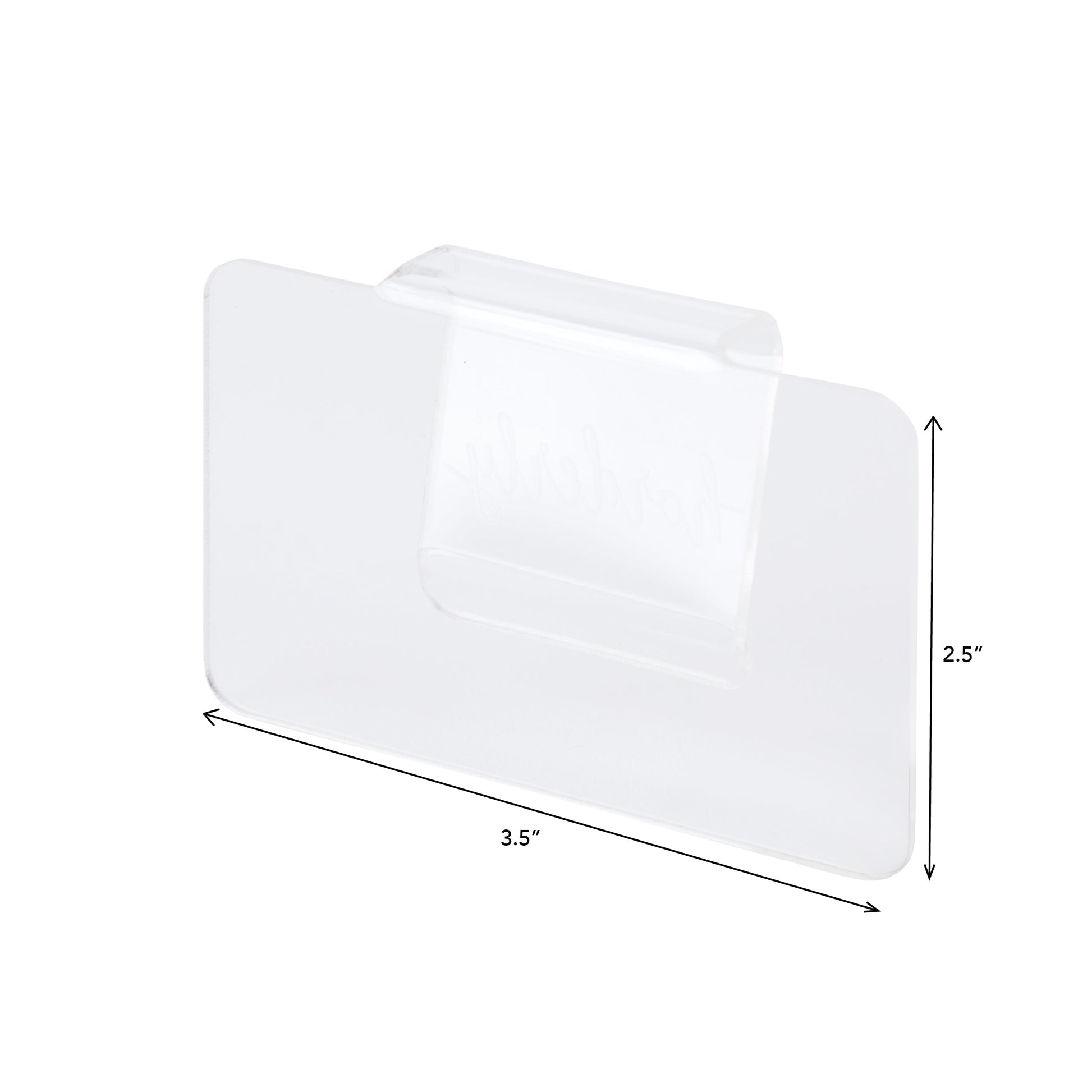 Clear Acrylic Bin Clip Label - Tampa Home & Garden Store