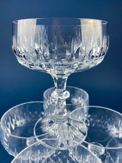 Clear Crystal Wine or Water Goblets with Frosted Leaf Ball on the Stems. Stunning Sasaki Isabelle 9" Glassware. Long Ping. Set Of 10. - Tampa Home & Garden Store