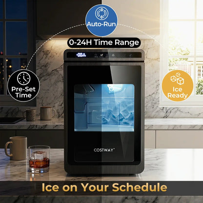 Countertop Ice Maker With Clear Ice Cubes