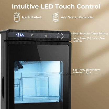 Countertop Ice Maker With Clear Ice Cubes