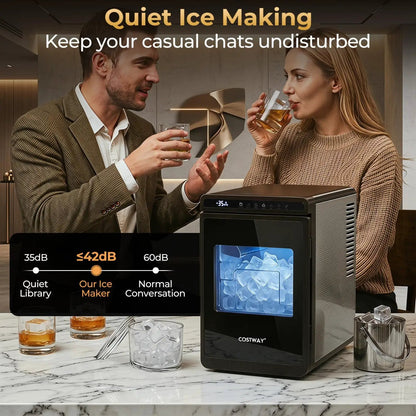Countertop Ice Maker With Clear Ice Cubes