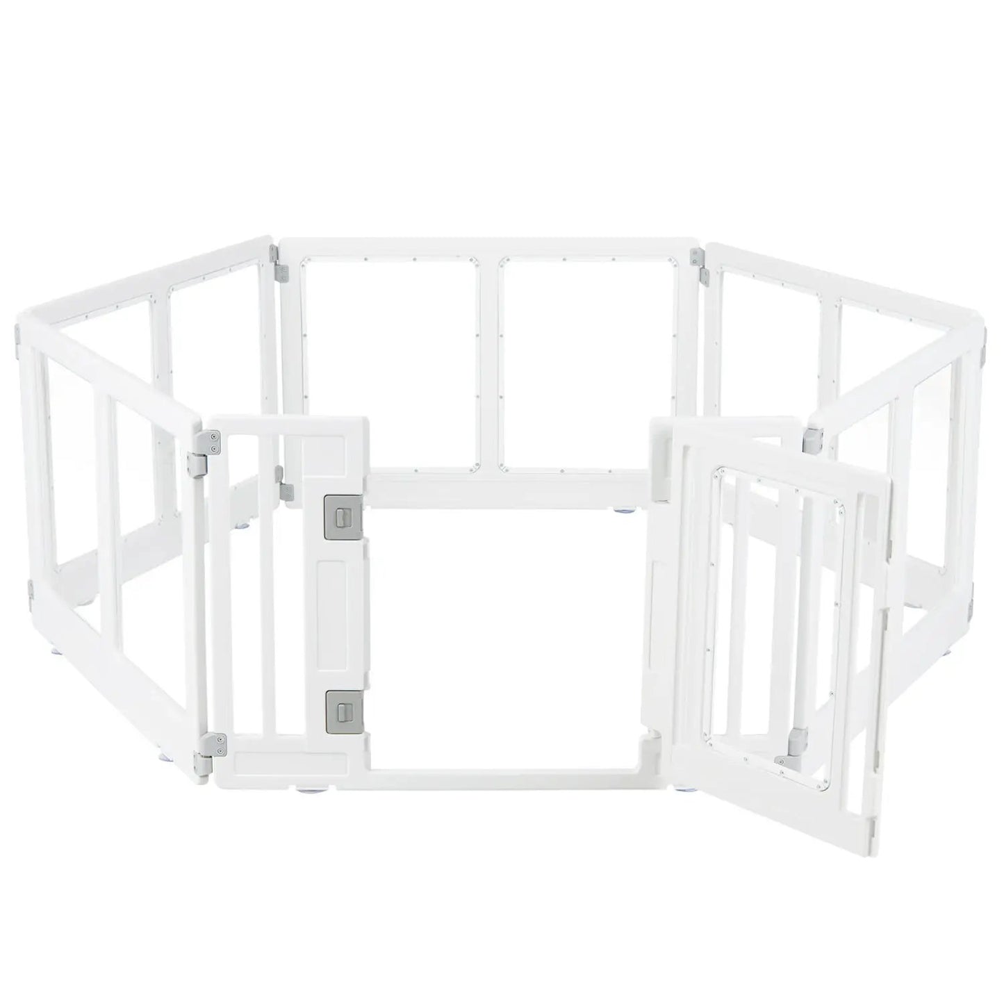 Clear Plastic Dog Playpen With Door 8 Panel