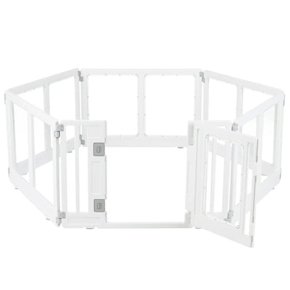 Clear Plastic Dog Playpen With Door 8 Panel