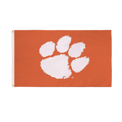 Clemson University Single Sided Estate Flag with 2 Grommets, 3'x5' - Tampa Home & Garden Store