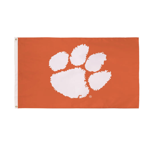 Clemson University Single Sided Estate Flag with 2 Grommets, 3'x5' - Tampa Home & Garden Store