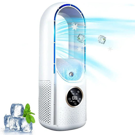 Portable Bladeless Air Cooler USB Mini Air Conditioner Fan with Timer - Tampa Home & Garden Store