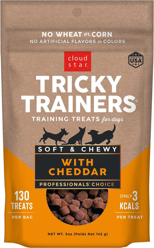 Cloud Star Tricky Trainers Chewy Treats - Cheddar 5oz - Tampa Home & Garden Store