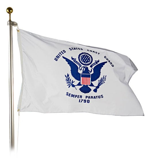 Coast Guard Outdoor Flag – Military Quality, Made in USA (Nylon or Polyester) - Tampa Home & Garden Store