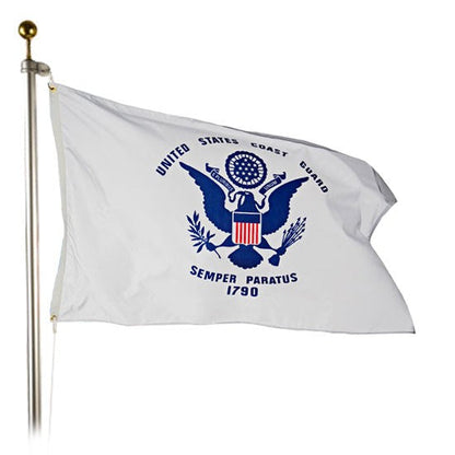 Coast Guard Outdoor Flag – Military Quality, Made in USA (Nylon or Polyester) - Tampa Home & Garden Store