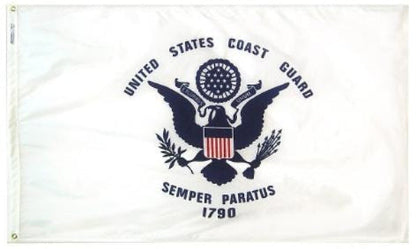 Coast Guard Outdoor Flag – Military Quality, Made in USA (Nylon or Polyester) - Tampa Home & Garden Store