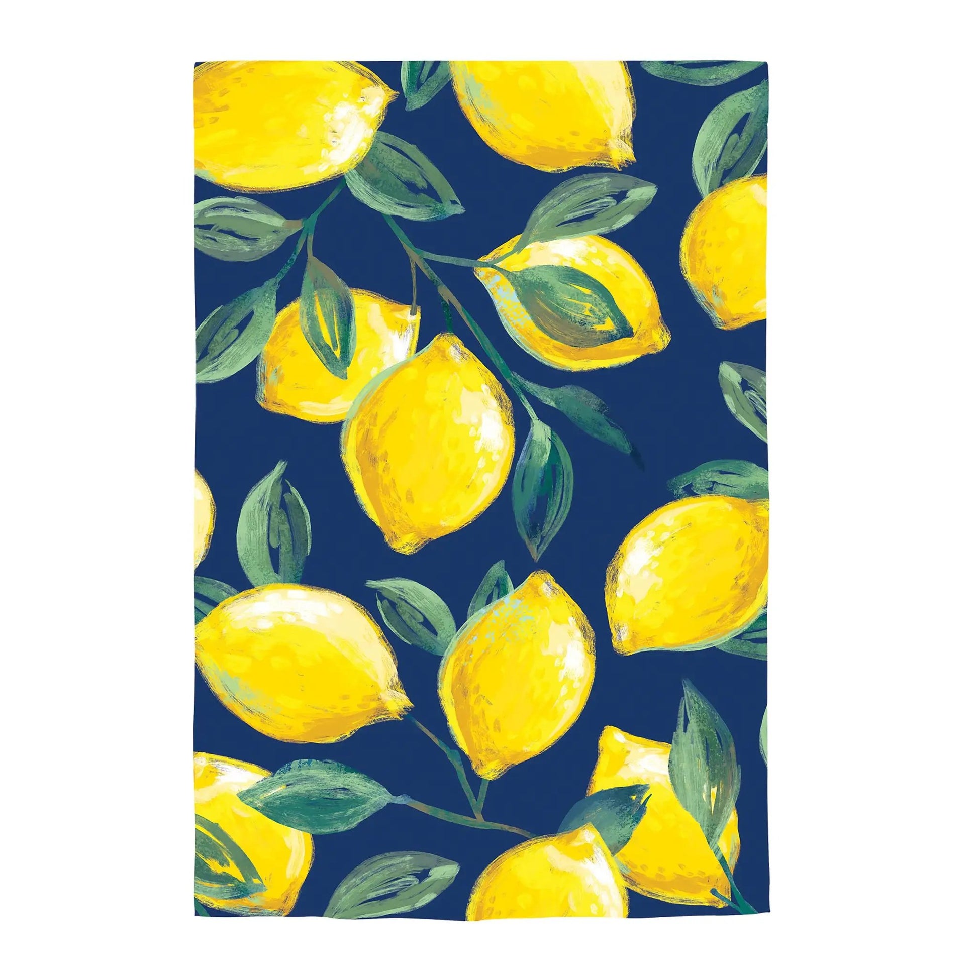 Coastal Citrus Lemons Suede House Flag - Tampa Home & Garden Store