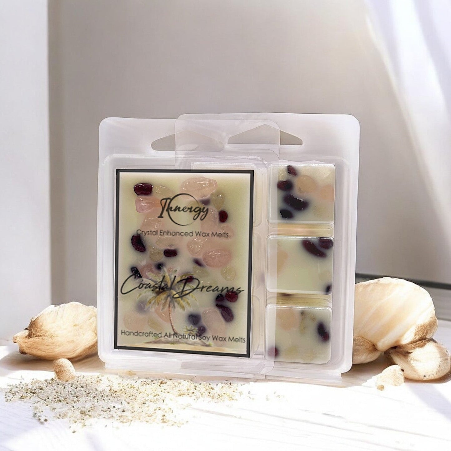 Coastal Dreams Crystal-Enhanced Premium Coconut-Soy Wax Melts - Tampa Home & Garden Store
