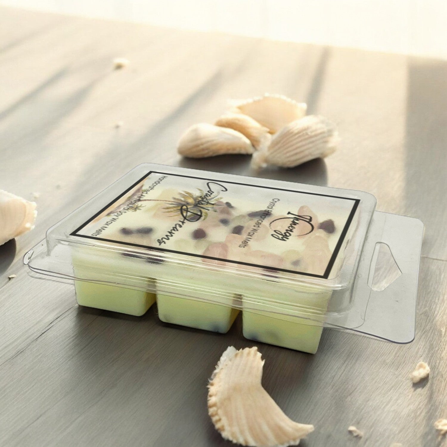 Coastal Dreams Crystal-Enhanced Premium Coconut-Soy Wax Melts - Tampa Home & Garden Store