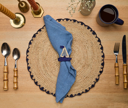 Coastal Sailboat Napkin Ring – Handwoven Iraca Palm – Nautical Table Decor from Colombia - Tampa Home & Garden Store