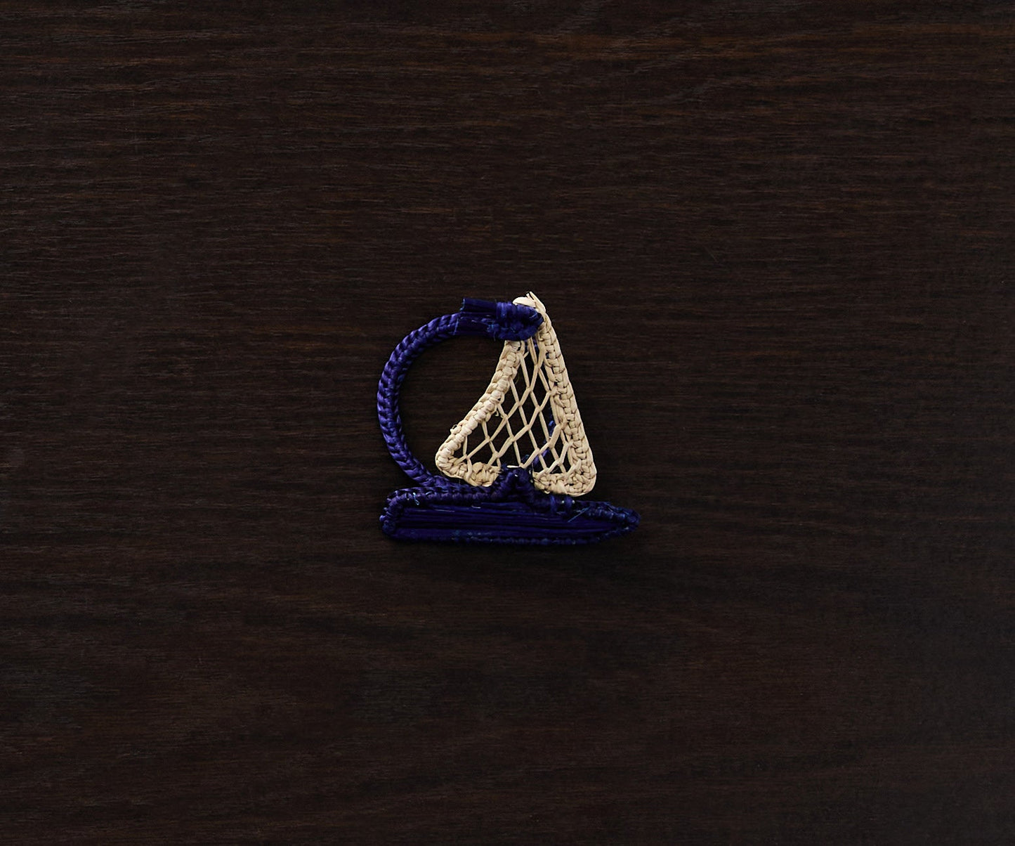Coastal Sailboat Napkin Ring – Handwoven Iraca Palm – Nautical Table Decor from Colombia - Tampa Home & Garden Store