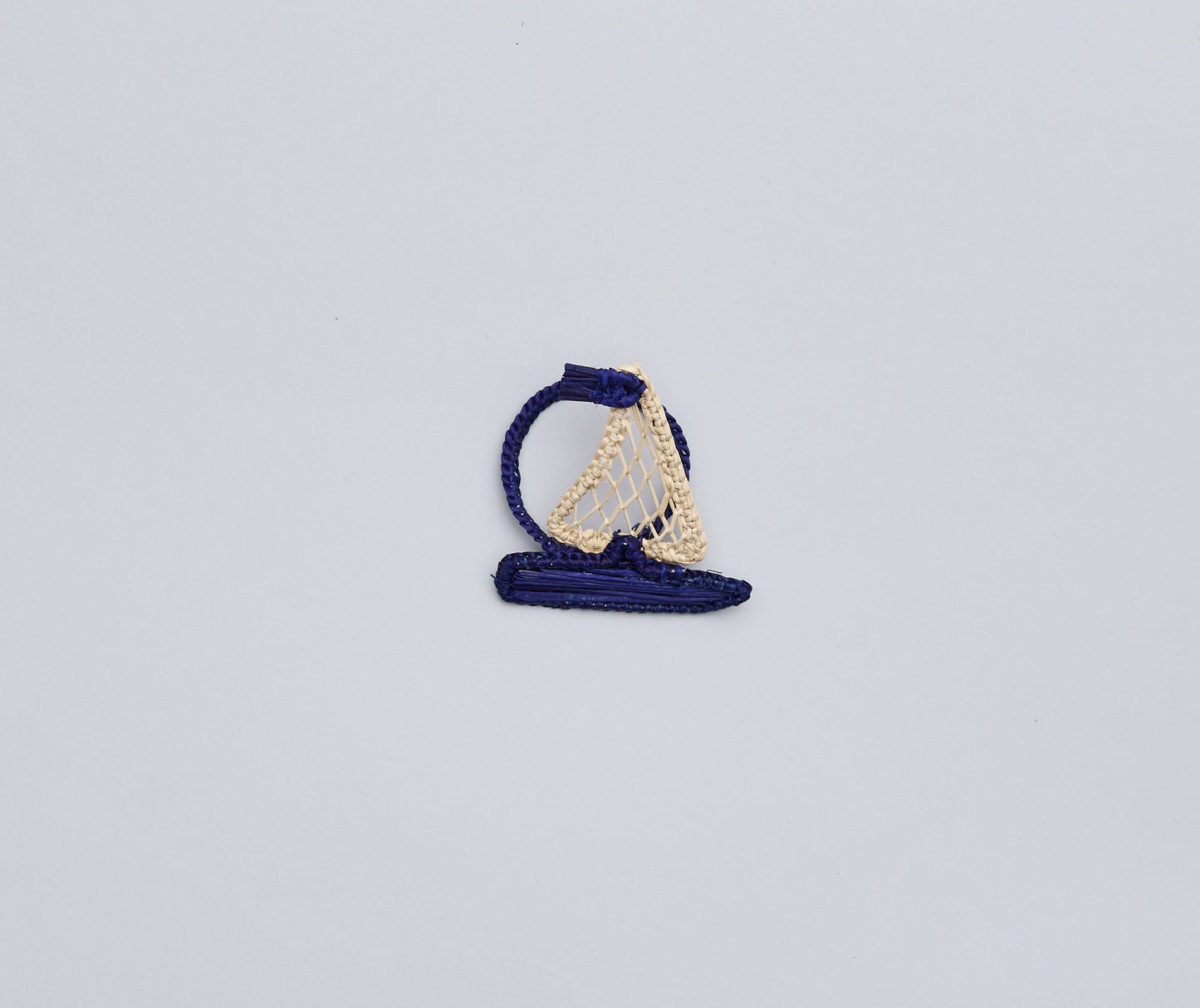 Coastal Sailboat Napkin Ring – Handwoven Iraca Palm – Nautical Table Decor from Colombia - Tampa Home & Garden Store