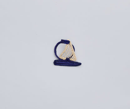 Coastal Sailboat Napkin Ring – Handwoven Iraca Palm – Nautical Table Decor from Colombia - Tampa Home & Garden Store
