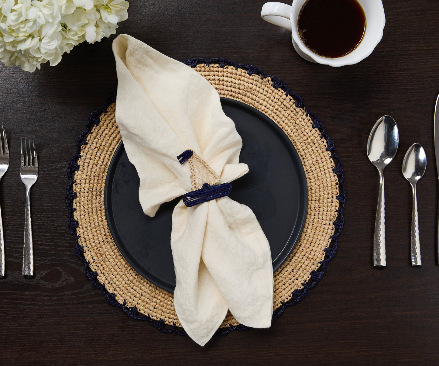Coastal Sailboat Napkin Ring – Handwoven Iraca Palm – Nautical Table Decor from Colombia - Tampa Home & Garden Store
