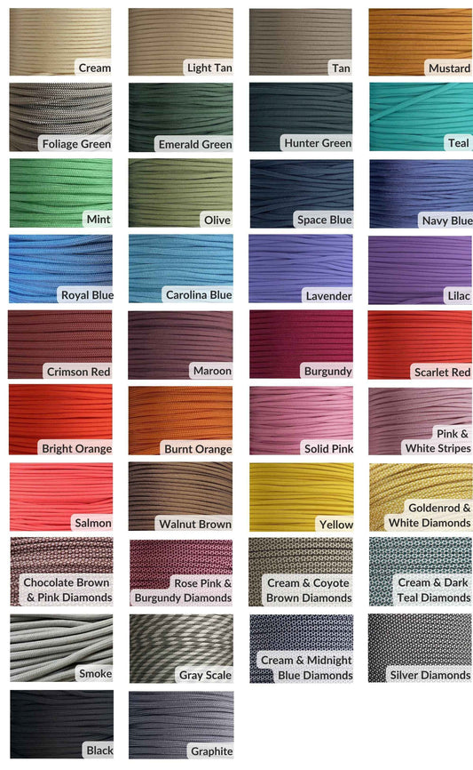 Cobra Braid Handmade Dog Collar - Customize Your Color - Tampa Home & Garden Store